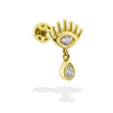 Taşlı Sallantılı Göz Motifli Minimal Tragus Piercing