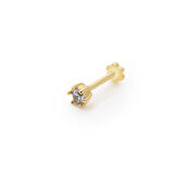 Small Altı Tırnak Tektaş Tragus Piercing
