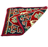 Dekoratif Otantik Çift Taraflı Fermuarlı Kilim Şark Köşesi Minder Kılıfı (40cmx41cm) Mod3