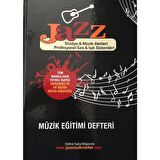 JAZZ KALIN YAPRAKLI CİLTLİ SOLFEJ MÜZİK DEFTERİ SOL ANAHTARSIZ BÜYÜK BOY