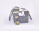 Mirabest Çok Amaçlı Unisex Bebek Bakım Çantası Gri