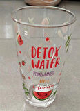Rak le Detox Water Dekorlu Cam Meşrubat,Su Bardağı 570 cc