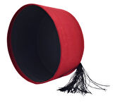 Osmanlı Kırmızı Erkek Püsküllü Damat Kına Fesi (9,5cmx60cm)