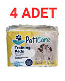 PatiCare Trainingpads Yavru Köpek Tuvalet Eğitim Pedi 60x60cm 30lu Çiş Pedi 4 adet