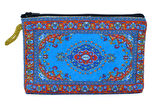 Kilim Desenli Fermuarlı Cüzdan El Çantası M7 (11,5cmx16.5cm)