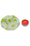 Suda Yüzebilen Standlı Farklı Renkte 5 Adet Tealight Mum (9.5cmx9.5cm)