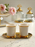 REGNA HOME Fine Living Golden Mug Set -3 parça