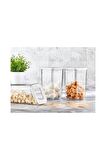 Vakumlu Saklama Kabı 1200 Ml X 3 Adet Baharatlık