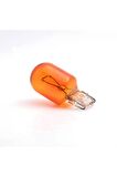 T20 21w 12v Tek Devre Amber Stop Ampulü 10 Adet