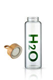 H2o Bambu Kapaklı Cam Matara 800ml
