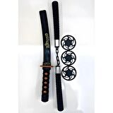 Ninja Samuray Savaşçı Kılıç Seti - Katana Mınçıka Shuriken Set