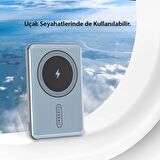 Earldom PD12 5.000 mAh 12W Kablosuz Şarjlı PD Hızlı Şarj Powerbank