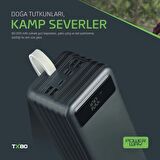 Powerway 80000 Mah Powerbank Fenerli Taşınabilir Şarj Cihazı