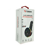 Torima G13 Bluetoot Fm Transmitter Fm Verici 38W Pd Giriş