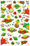 Sticker Kabartmalı A4 boyutunda Stiker Defter, planlayıcı etiket (Lim201) - Uzay