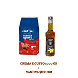 Lavazza Crema E Gusto 1000 g + Grande Terra Vanilya Şurubu 750 ml