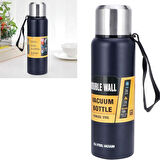 Perlotus 304 L Çelik 750 ml Vakumlu Lacivert Kamp ve Piknik Termosu