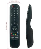 lg ile uyumlu Model AKB76045103 Webos Smart Tv Kumanda-Mikrofonlu