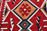 Etnik Motifli Otantik Dekoratif Kilim Desenli Halı (80cmx300cm) M4