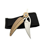 Knife Kızılderili Tüy Çakı Kahverengi