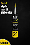 🖤SELSİL SİYAH MASTİK SİLİKONİZE