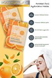 Portakal Özlü Turuncu Vitamin C 30 ml 1 adet Gözenek Onarıcı Yüz Maskesi Evde Bakım Maske