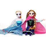 DZC KUZENLER AVM ALSA ANNA FROZEN DİSNEY KARLAR ÜLKESİ  3 LÜ SET 25 cm OYUNCAK BEBEK