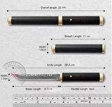 Japon Damascus Tanto Ruyi Jingu Bang 