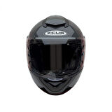 Zeus Zs-3050 Be7 Çene Açılır Kask Gri-kırmızı MEDIUM