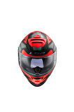 Ff800 Storm Faster Mat Red Titanium Motorcu Kaskı