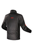 LS2 METROPOLIS EVO MONT SİYAH-KIRMIZI