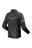 BLADE AIR SİYAH-KIRMIZI MOTORCU MONTU