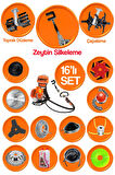 Yeni Nesil Ultra Profesyonel Set Özel Sırt Tırpan + Çapalama Seti + Zeytin Toplama 16 Parça Full Set