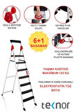Extreme Plastik 6+1 Basamaklı Metal Merdiven