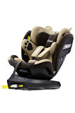 Markgross Yeni Bear 360 ° Dönebilir Yatabilir i-Size 0-36 Kg OtoKoltuğu ISOFIX/SIP/LATCH Kahverengi