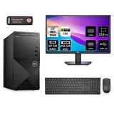 Dell Vostro 3910MT i3 12100 20GB 256GB SSD GT730/4GB FDOS N3563VDT3910 MASAÜSTÜ PC & 23.8" MONİTÖR