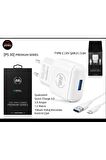 Subzero 3.0 Type-C Hızlı Şarj Aleti Beyaz