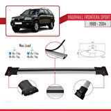 Vauxhall Frontera 2 Sport 1999-2004 Arası ile Uyumlu FLY Model Ara Atkı Tavan Barı Gri 2 Adet