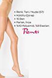 Penti Fit 15 Den Parlak İnce Külotlu Çorap Ten/Nude (57) - 2 Numara Medium