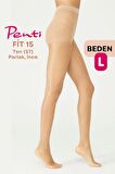 Penti Fit 15 Den Parlak İnce Külotlu Çorap Ten/Nude (57) - 3 Numara Large