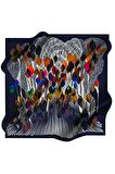 Aker 90x90 Twill Eşarp - Polyester Twill - 8559795-922