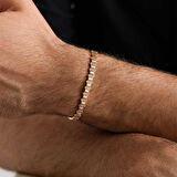 Sıra Parmak İzi Erkek Bileklik