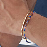 Parçalı Plaka Erkek Bileklik