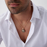 Aslan Eskitmeli Erkek Kolye