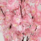 Yapay Ağaç Pembe Bahardalı Ağacı 80 cm Ağacı Japon Kiraz Çiçeği Saksılı 