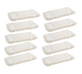 Omniclean 60 cm Nemli Mop Yedek Bezi Beyaz 10 Adet