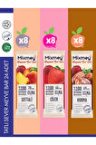 Mixmey Tatlı Sever Meyve Bar 24 Adet | Vegan,Glutensiz, Sağlıklı Vegan Atıştırmalık - 20gr X 24 Adet