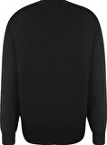 Tommy Hilfiger DM0DM16370 BDS Erkek Sweatshirt Siyah