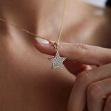Taşlı Star Kolye