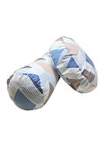 Bolster Minderi & Meditasyon Minderi Ikili Set Geometrik Desenli